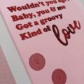 phil collins groovy kinda love print finished in hot foils