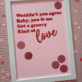 phil collins groovy kinda love print finished in hot foils