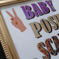 spice girls names print finished in hot foils