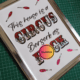 arctic monkeys this house is a circus print finished in hot foils