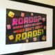 back to the future hot foil print roads