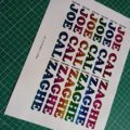idles mr motivator lyrics joe calzaghe print finished in hot foils