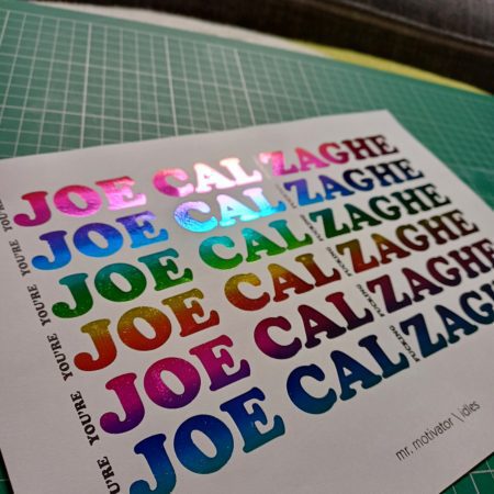 idles mr motivator lyrics joe calzaghe print finished in hot foils