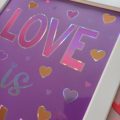 love is love hot foil print