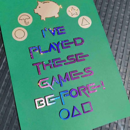squid games ive played these games before hotfoil print