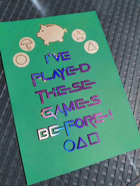 squid games ive played these games before hotfoil print