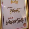 the help quote hotfoil print