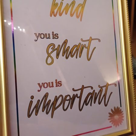 the help quote hotfoil print