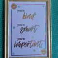 the help quote hotfoil print